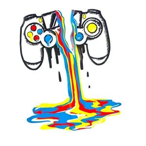 Men's Multicolor Short Sleeve T-Shirt - Fun and Fashionable Summer Shirt